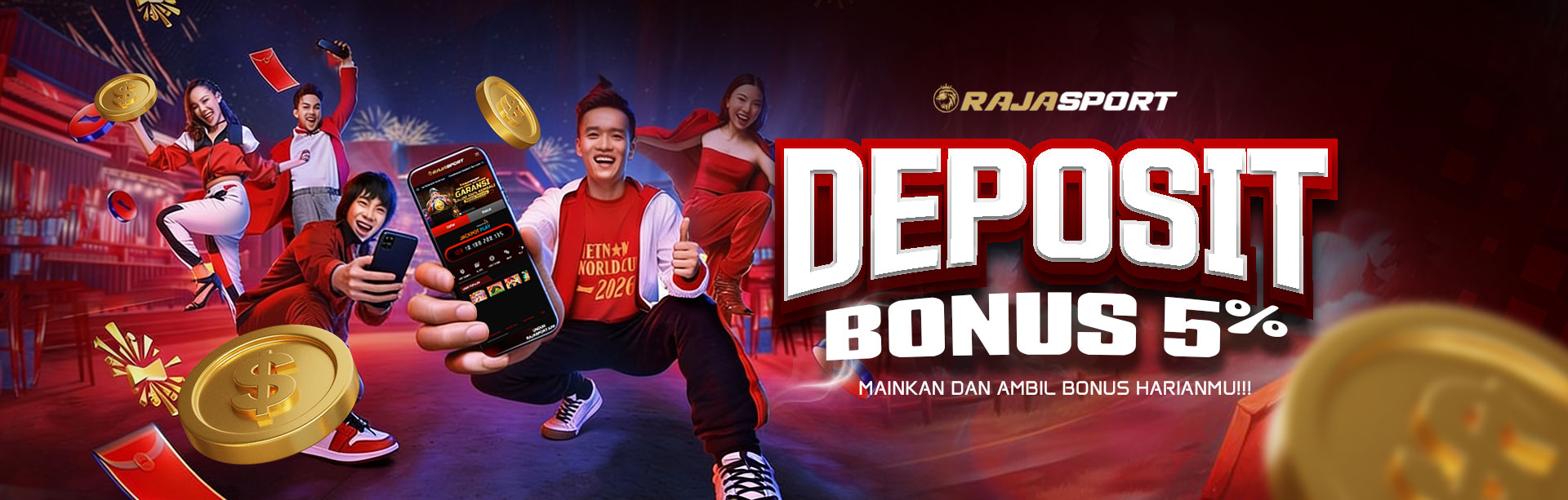 PROMO BONUS DEPOSIT HARIAN 5%
